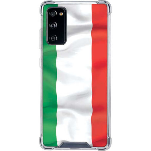 Italy Flag Galaxy S20 FE Clear Case